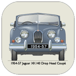 Jaguar XK140 DHC (wire wheels) 1954-57 Coaster 1